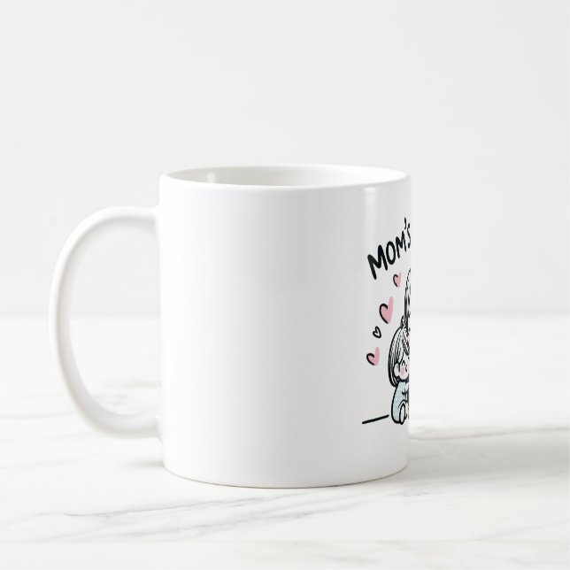 Muttertagsgeschenk | Liebe der Mama gewinnt Kaffeetasse (Links)