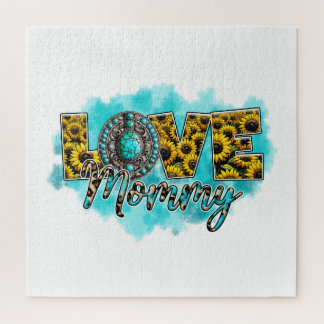 Muttertagsgeschenk | Liebe Floral Mommy Puzzle