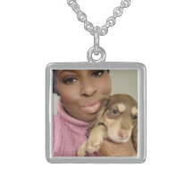 Muttertagsgeschenk - Sterling Silver Foto Necklace