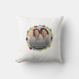 Muttertagsgeschenk unvergessliches Familienfoto be Kissen