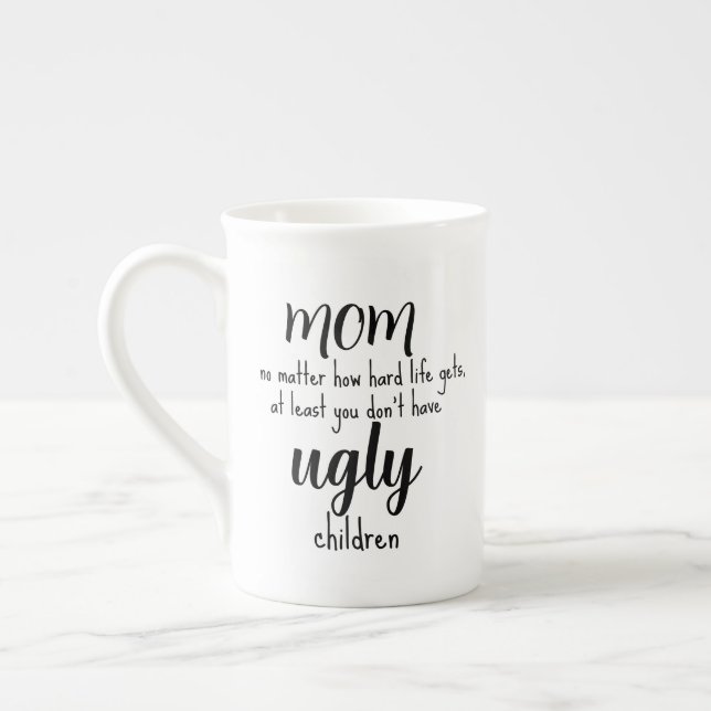 Muttertagsgeschenke für Mama Kaffee Prozellantasse (Links)