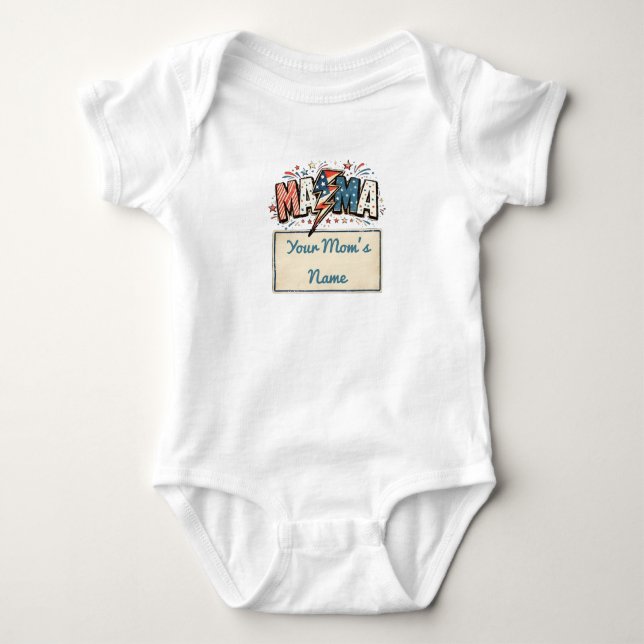Muttertagsgeschenke - Mama  Baby Strampler (Vorderseite)