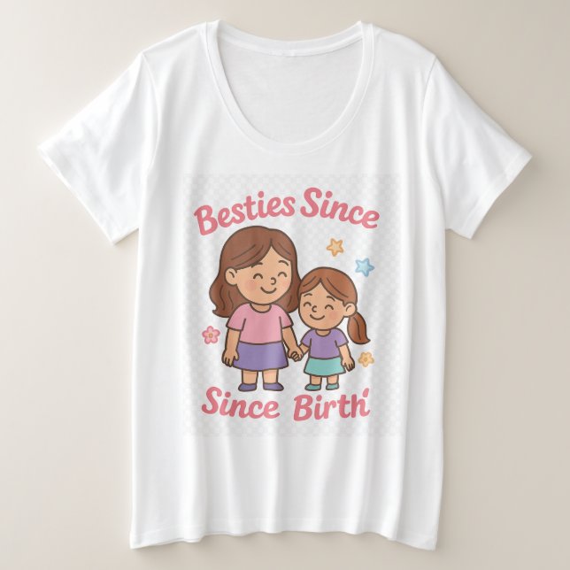 Muttertagsgrafik Große Größe T-Shirt (Design vorne)