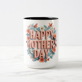 Muttertagskaffee Zweifarbige Tasse