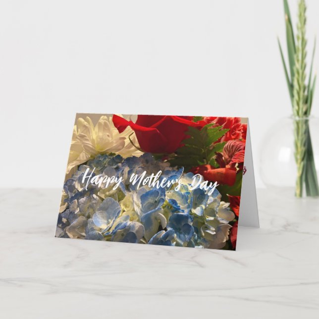 Muttertagskarte Dankeskarte (Vorderseite)