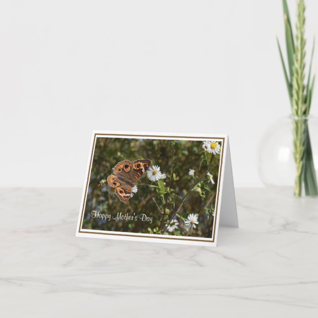 Muttertagskarte der Mutterschmetterlingsmutter Karte (Vorderseite)