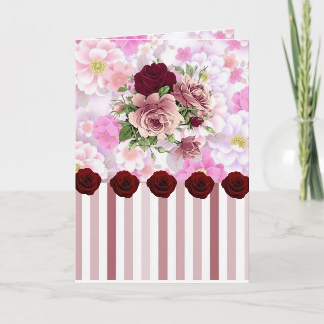 Muttertagskarte Feiertagskarte (Vorderseite)