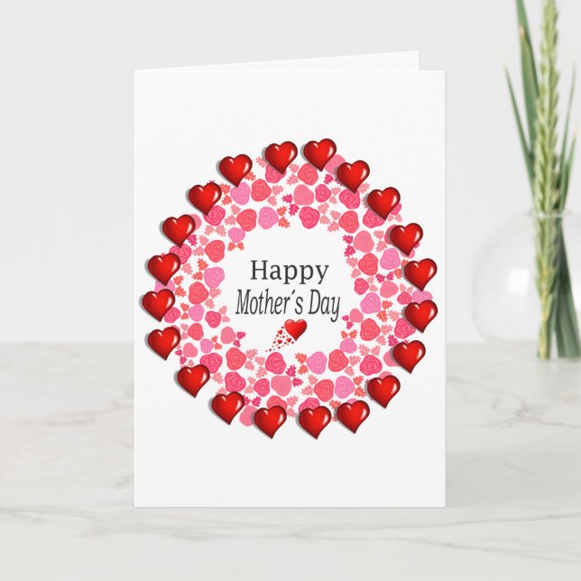 Muttertagskarte Feiertagskarte (Vorderseite)