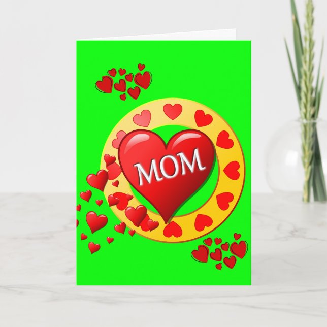 Muttertagskarte Feiertagskarte (Vorderseite)