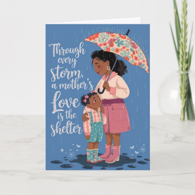 Muttertagskarte Feiertagskarte (Vorderseite)