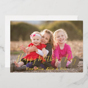 Muttertagskarte Folieneinladung