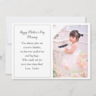 Muttertagskarte Foto von Baby Feiertagskarte