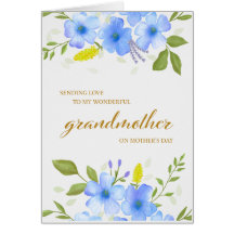 Muttertagskarte für Großmutter