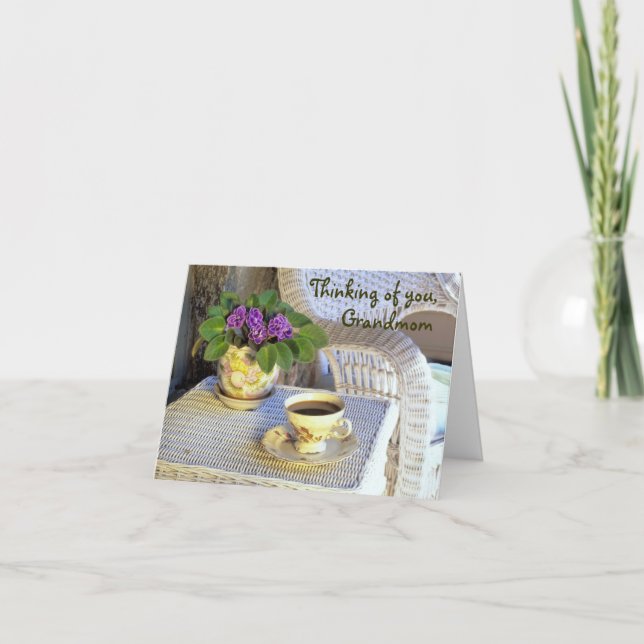 Muttertagskarte für Großmutter Karte (Vorderseite)