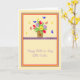 Muttertagskarte für kleine Schwester, Blume Pot Karte (Yellow Flower)