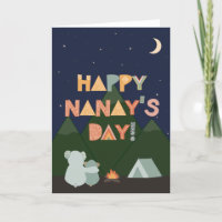 Muttertagskarte für Nanay