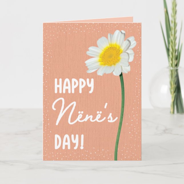 Muttertagskarte für Nënë Karte (Vorderseite)