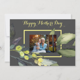 Muttertagskarte für Olivenzweig-Foto Feiertagskarte