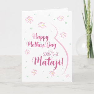 Muttertagskarte für schwangere Mataji Karte