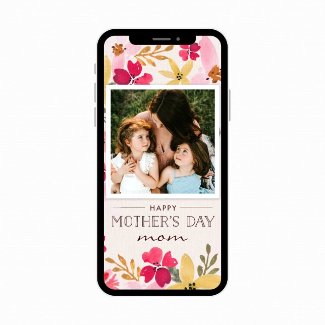 Muttertagskarte für Wasserfarben Karte (Von Creator hochgeladen)