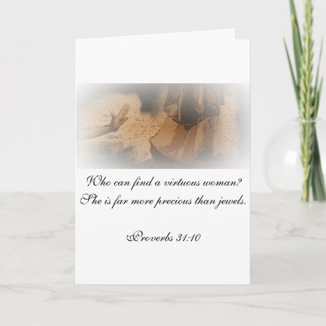 Muttertagskarte "Glaube" Karte (Vorderseite)