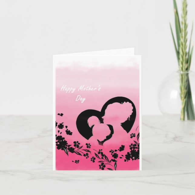 Muttertagskarte Karte (Vorderseite)