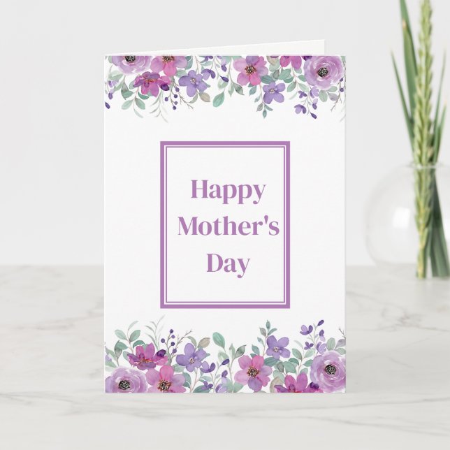 Muttertagskarte Karte (Vorderseite)