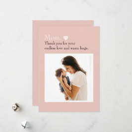 Muttertagskarte mit Foto|Text Feiertagskarte