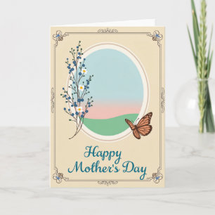 Muttertagskarte mit Kirschblüten Karte