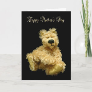Muttertagskarte mit Mohaar-Teddybär Karte