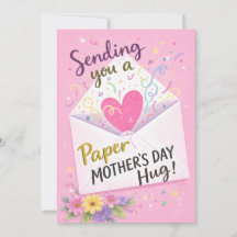 Muttertagskarte, Paper Hug Karte