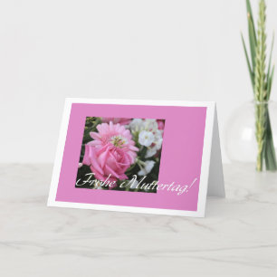 Muttertagskarte Rosa Karte
