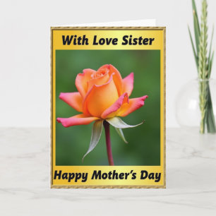 Muttertagskarte Schwester Mit Liebe Karte
