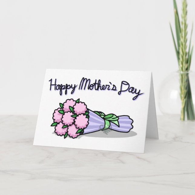 Muttertagskarte (Version 3 von 3) Karte (Vorderseite)