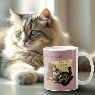 Muttertagskatze Kaffeetasse
