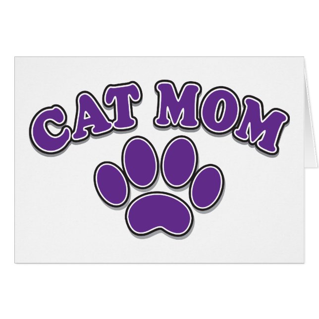 Muttertagskatze-Mama (Vorderseite (Horizontal))