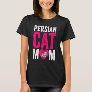 Muttertagskatze Mama Cat Fur Parent Persische Katz T-Shirt