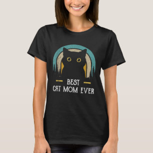 Muttertagskatze Mommy Black Cat, Beste Katze Mama T-Shirt