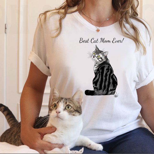 Muttertagskatze Tri-Blend Shirt (Von Creator hochgeladen)