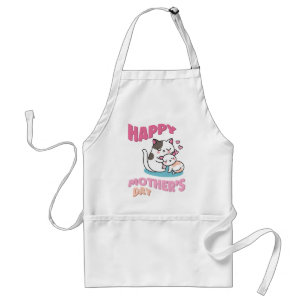 Muttertagskatzen, kawaii-Stil Schürze