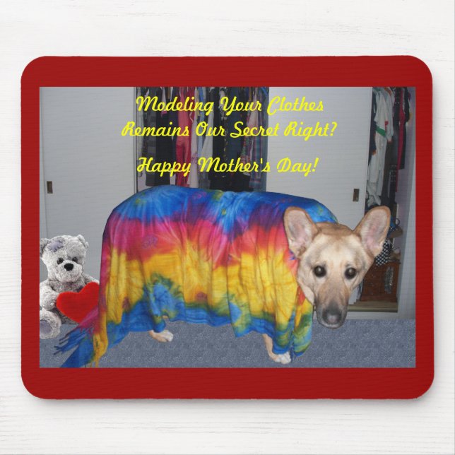Muttertagskleidung Mousepad (Vorne)