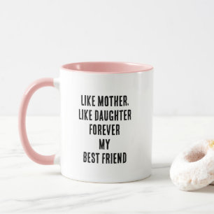 Muttertagskorrektur Geschenk Mama Tochter Rosa Coo Tasse