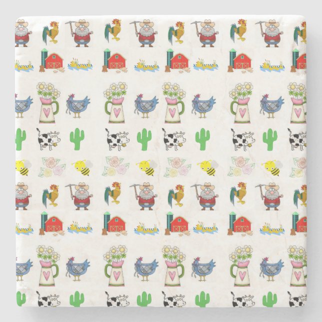 Muttertagsmarmor-Stone-Untersetzer Steinuntersetzer (Vorderseite)