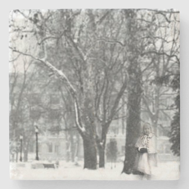 Muttertagsmarmor Stone Untersetzer Viktorianisch (Vorderseite)