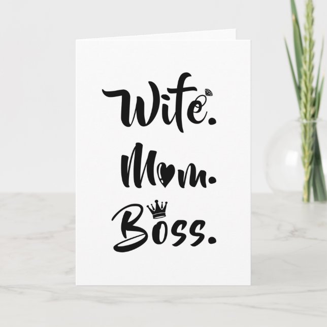 Muttertagsmütter Mama Mummy Funny Gift Karte (Vorderseite)