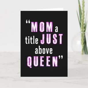 Muttertagsmutter Mama Mütter Mama Funny Gift Karte