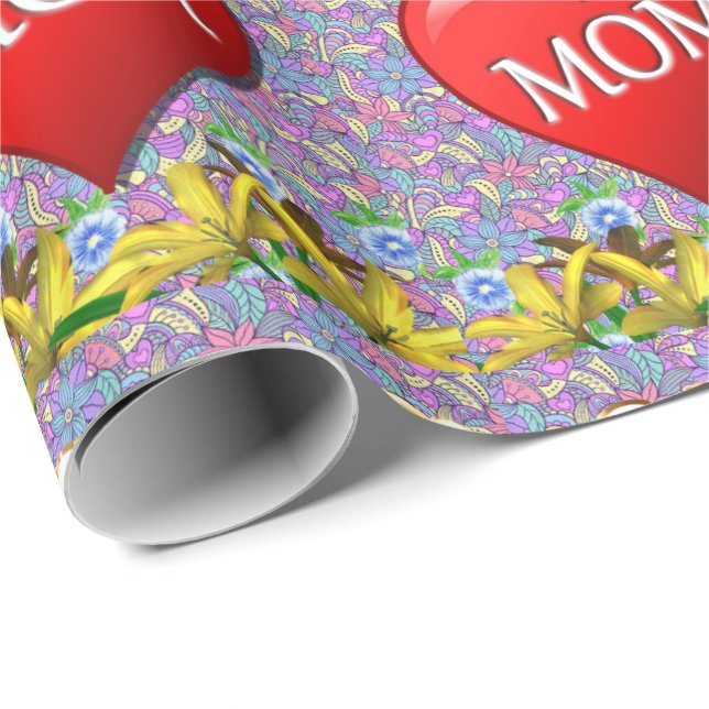 Muttertagspapier Geschenkpapier (Rolleneckpunkt)