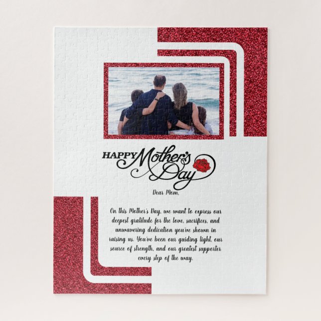 Müttertagsrätsel Puzzle (Vertikal)