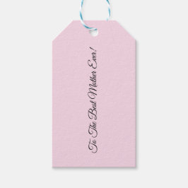 Muttertagsrosa, Geschenk-Tag Geschenkanhänger
