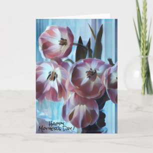 Muttertagsrosa Tulips Karte